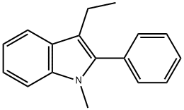 3-ETHYL-1-METHYL-2-PHENYLINDOLE Structure