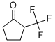 2-TRIFLUOROMETHYLCYCLOPENTANONE Structure