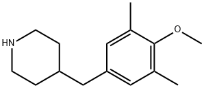 4-(4-甲氧基-3,5-二甲基苄基)哌啶 结构式