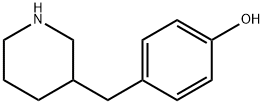 4-PIPERIDIN-3-YLMETHYL-PHENOL Structure