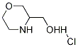 モルホリン-3-イルメタノール塩酸塩 化学構造式