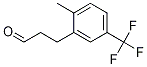 Benzenepropanal, 2-Methyl-5-(trifluoroMethyl)- Structure