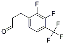 Benzenepropanal, 2,3-difluoro-4-(trifluoroMethyl)- Struktur