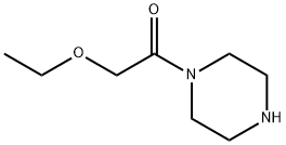 Piperazine, 1-(ethoxyacetyl)- (9CI) 化学構造式