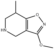 Isoxazolo[4,5-c]pyridine, 4,5,6,7-tetrahydro-3-methoxy-7-methyl- (9CI) Structure
