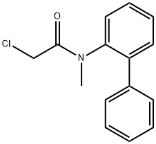 N-(biphenyl-2-yl)-2-chloro-N-methylacetamide Structure