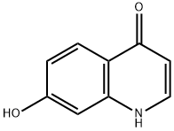キノリン-4,7-ジオール 化学構造式