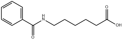 6-benzamidohexanoic acid  Struktur
