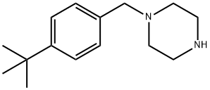 1-(4-TERT-ブチルベンジル)ピペラジン 化学構造式