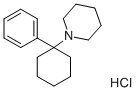 PHENCYCLIDINE HYDROCHLORIDE Struktur
