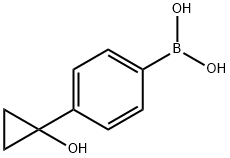 B-[4-(1-HYDROXYCYCLOPROPYL)PHENYL]-BORONIC ACID Struktur