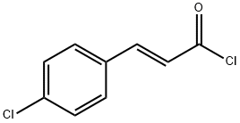 (2E)-3-(4-クロロフェニル)アクリロイルクロリド 化学構造式