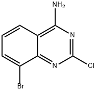 4-Amino-8-bromo-2-chloroquinazoline Struktur