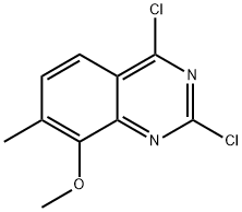 Quinazoline, 2,4-dichloro-8-Methoxy-7-Methyl- 结构式