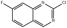 2-クロロ-7-フルオロキナゾリン 化学構造式