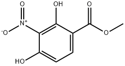 METHYL 2,4-DIHYDROXY-3-NITROBENZOATE Struktur