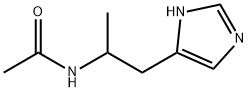 Acetamide,  N-[2-(1H-imidazol-5-yl)-1-methylethyl]- Struktur