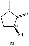 (3S)-3-aMino-1-Methyl-2-Pyrrolidinone hydrochloride Struktur