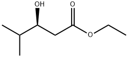 (S)-ETHYL 3-HYDROXY-4-METHYLPENTANOATE Struktur