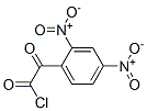 Benzeneacetyl  chloride,  2,4-dinitro--alpha--oxo- Structure