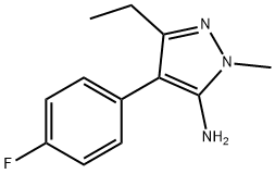 956268-27-2 3-乙基-4-(4-氟苯基)-1-甲基-1H-吡唑-5-胺