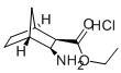 乙基3-外双环氨基[2.2.1]庚烷-2-外羧酸盐酸盐 结构式
