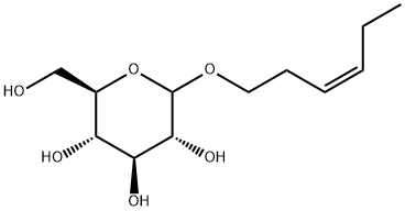 3-hexenyl-beta-glucopyranoside Struktur