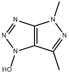 Pyrazolo[3,4-d]-1,2,3-triazole,  1,4-dihydro-1-hydroxy-4,6-dimethyl- Structure