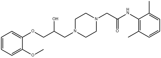 Ranolazine Struktur