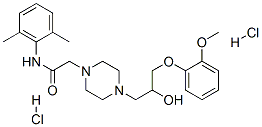 Ranolazine dihydrochloride Structure