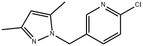 2-chloro-5-[(3,5-dimethyl-1H-pyrazol-1-yl)methyl]pyridine(SALTDATA: 2HCl) Struktur