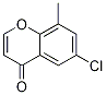4H-1-Benzopyran-4-one, 6-chloro-8-Methyl- Structure