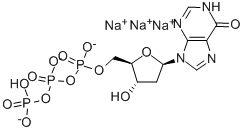 2'-Deoxyinosine-5'-triphosphate trisodium salt Struktur