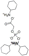 tris(cyclohexylammonium) (phosphonatooxy)acetate Structure