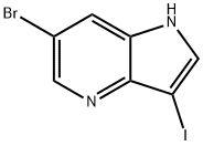 6-溴-3-碘4-氮杂吲哚,956485-60-2,结构式