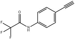 AcetaMide, N-(4-ethynylphenyl)-2,2,2-trifluoro- Structure