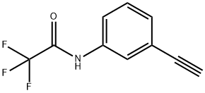 AcetaMide, N-(3-ethynylphenyl)-2,2,2-trifluoro- Structure