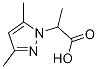 2-(3,5-二甲基吡唑-1-基)丙酸, 956508-33-1, 结构式