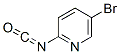 Pyridine, 5-bromo-2-isocyanato- (9CI) Struktur