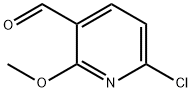 6-chloro-2-methoxynicotinaldehyde Struktur