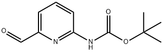 (6-甲酰基吡啶-2-基)氨基甲酸叔丁酯, 956523-98-1, 结构式