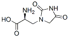 3-(2,4-dioxoimidazolidin-1-yl)alanine 结构式