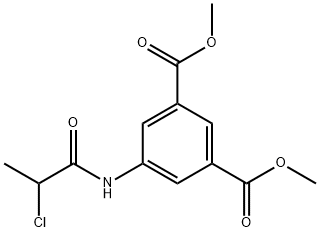 Dimethyl 5-[(2-chloropropanoyl)amino]isophthalate Structure