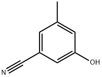 3-甲基-5-羟基苯甲腈,95658-81-4,结构式