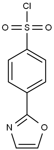 4-(Oxazol-2-yl)benzenesulfonyl chloride Struktur