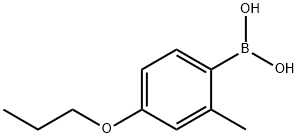 4-プロポキシ-2-メチルフェニルボロン酸 化学構造式