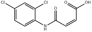 N-(2,4-ジクロロフェニル)マレアミド酸 化学構造式