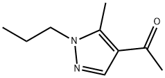 1-(5-メチル-1-プロピル-1H-ピラゾール-4-イル)エタノン 化学構造式