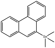 Trimethyl(9-phenanthryl)stannane Struktur