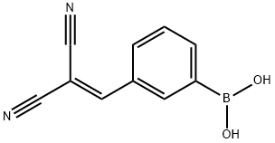 3-(2,2-Dicyanovinyl)phenylboronic acid Structure